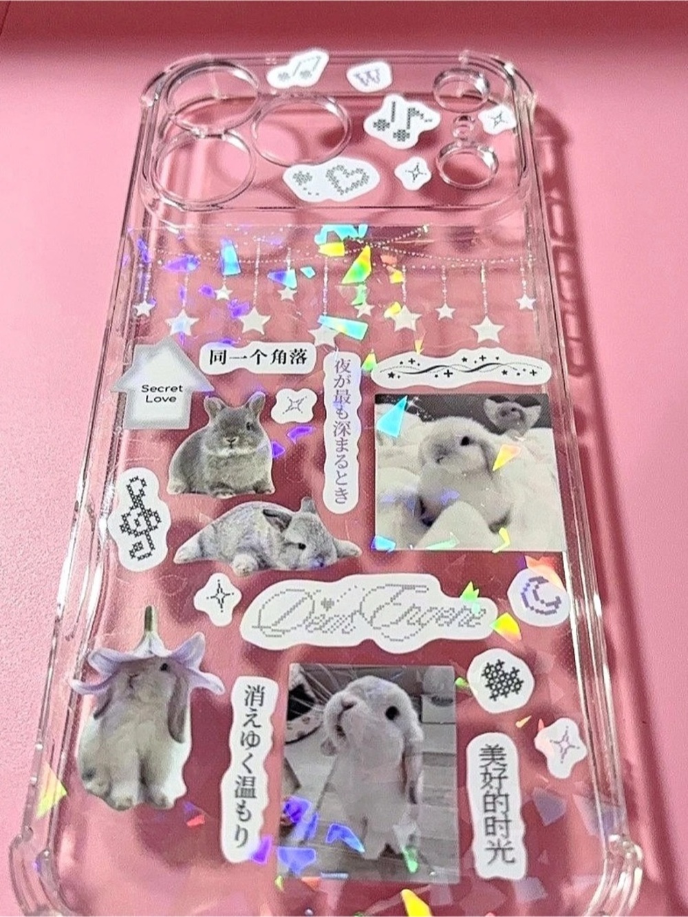 Handmade Cute Bunny iPhone 17PM/18PM Case